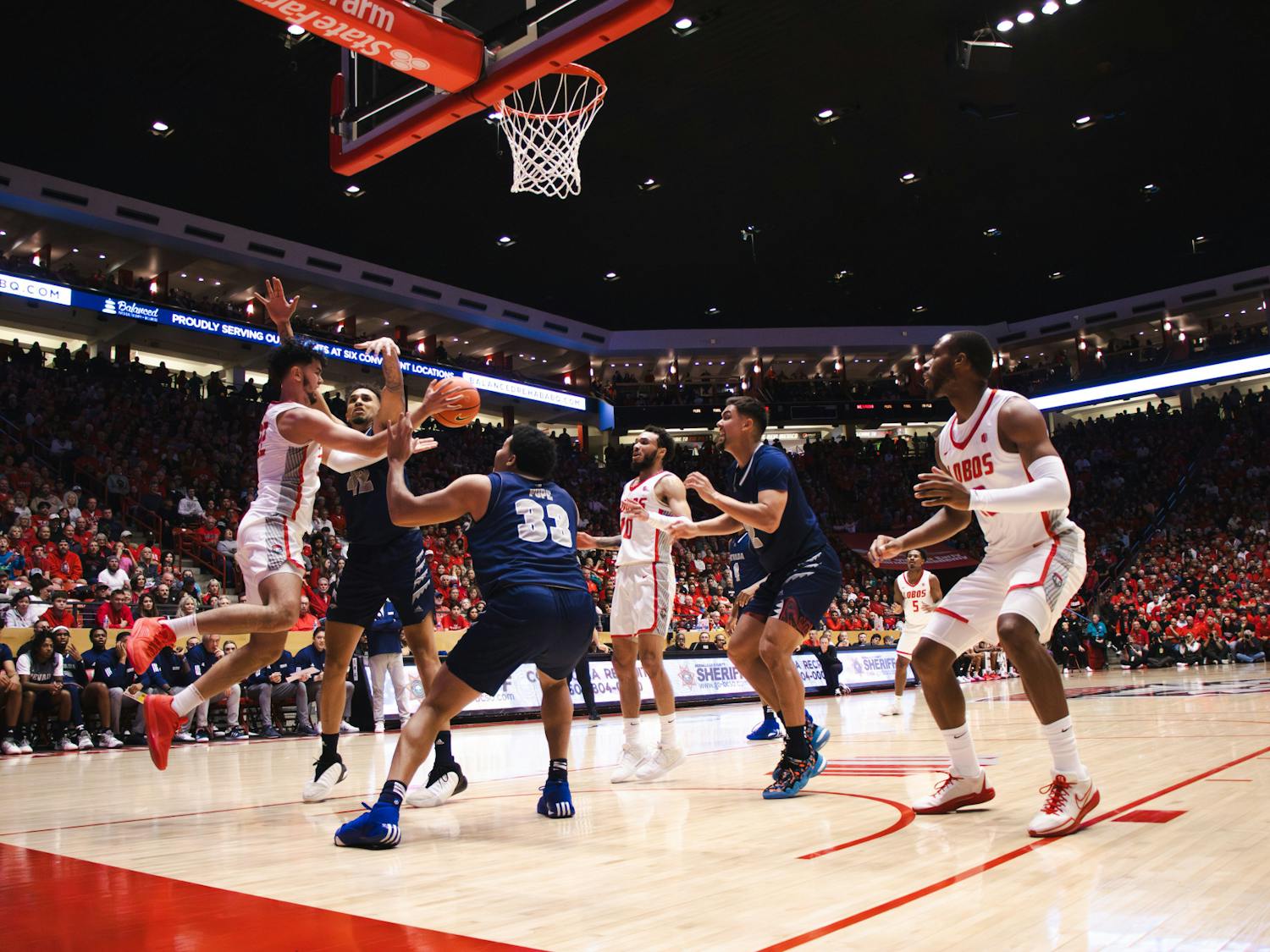 UNM men's baksetball vs. Nevada