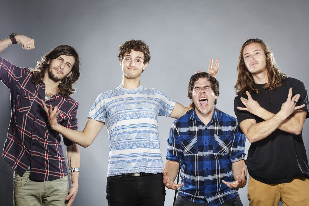 	(from left) Matt Whitaker, Michael Gossard, Josh Bennett, Max Myrick