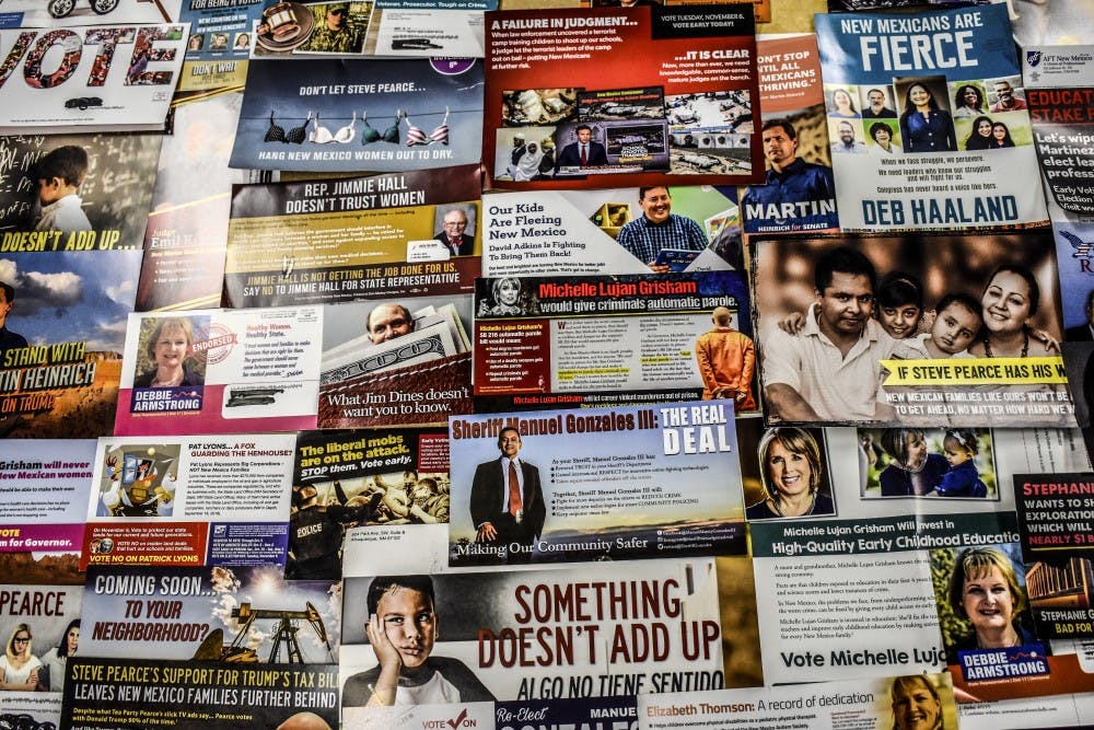 Political mailers collected by New Mexico In Depth.