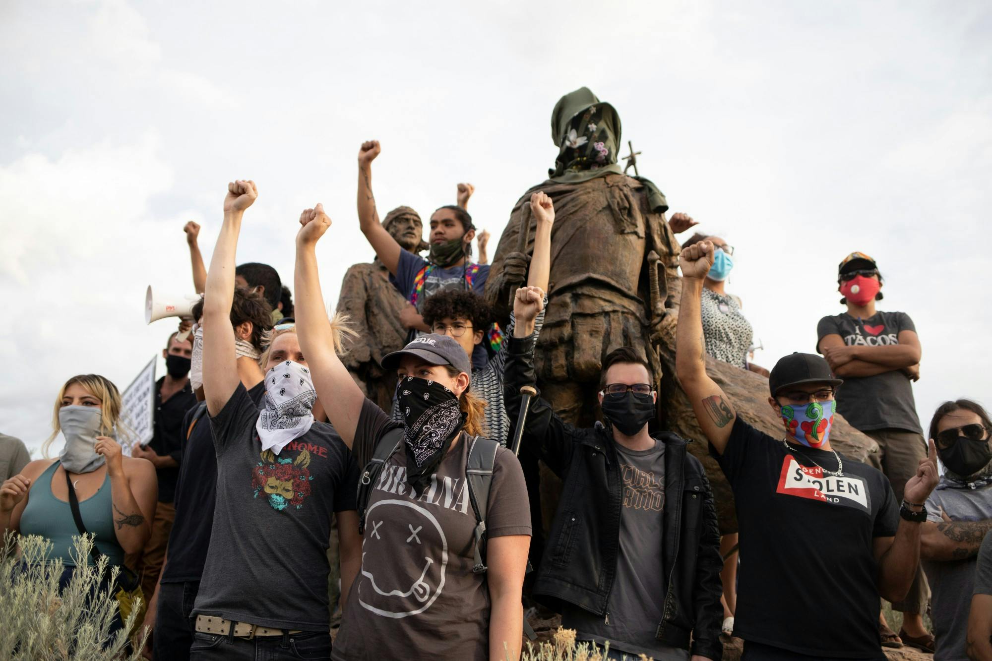 Juan de Oñate protest 8