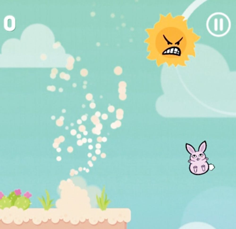 A screenshot from Sky Pets, a new mobile game made by Albuquerque-based developer Ryan Leonski.