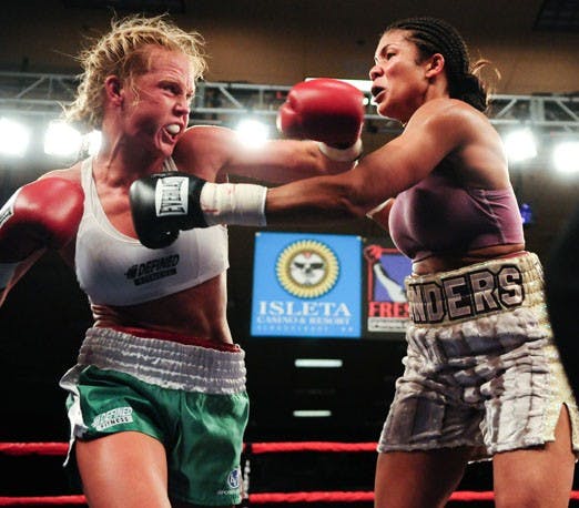 Albuquerque's Holly Holm retains her IFBA title by defeating Detriot challenger Mary Jo Sanders at Isleta Casino and Resort Friday. While delivering Sanders' first loss, Holm secures her spot as women's boxing's top fighter between 140 and 154 pounds.