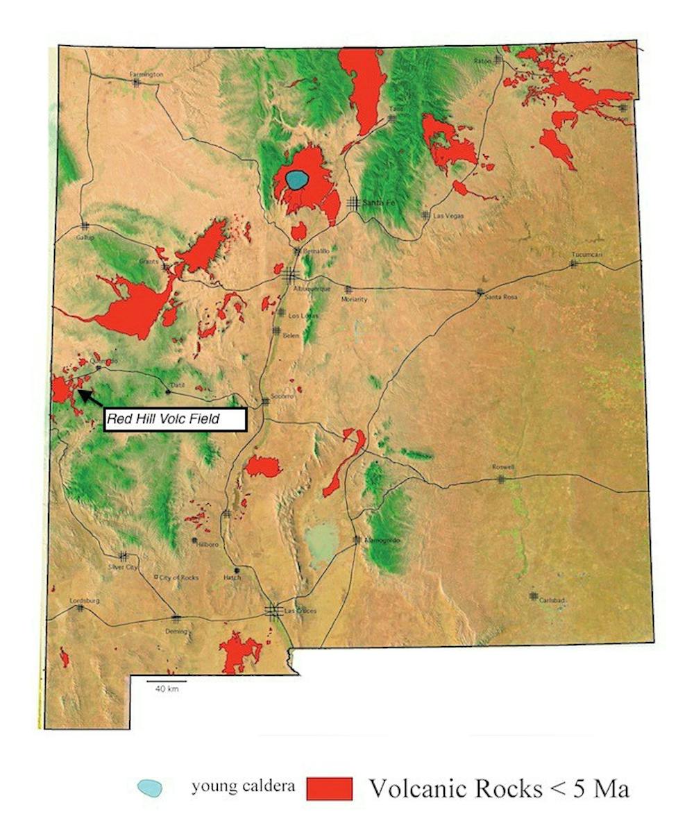 Map courtesy of New Mexico Museum of Natural History & Science.