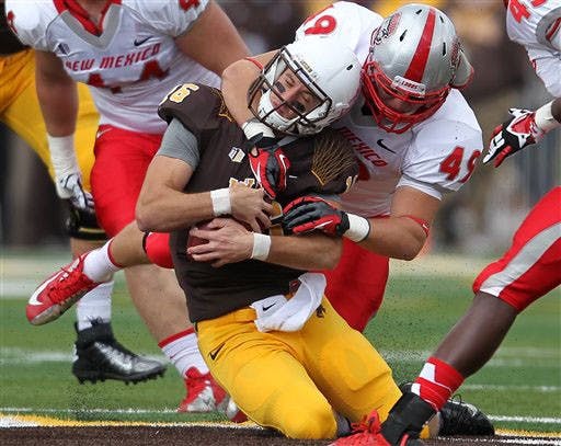 APTOPIX New Mexico Wyoming Football