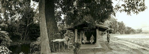 Meridel Rubenstein is featured in 516 Arts' "Giving Shelter" exhibit.