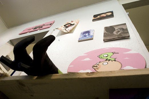 Work featured in "Injunuity" by Josh Jones at Black Market Goods at 112 Morningside Dr. on Wednesday.