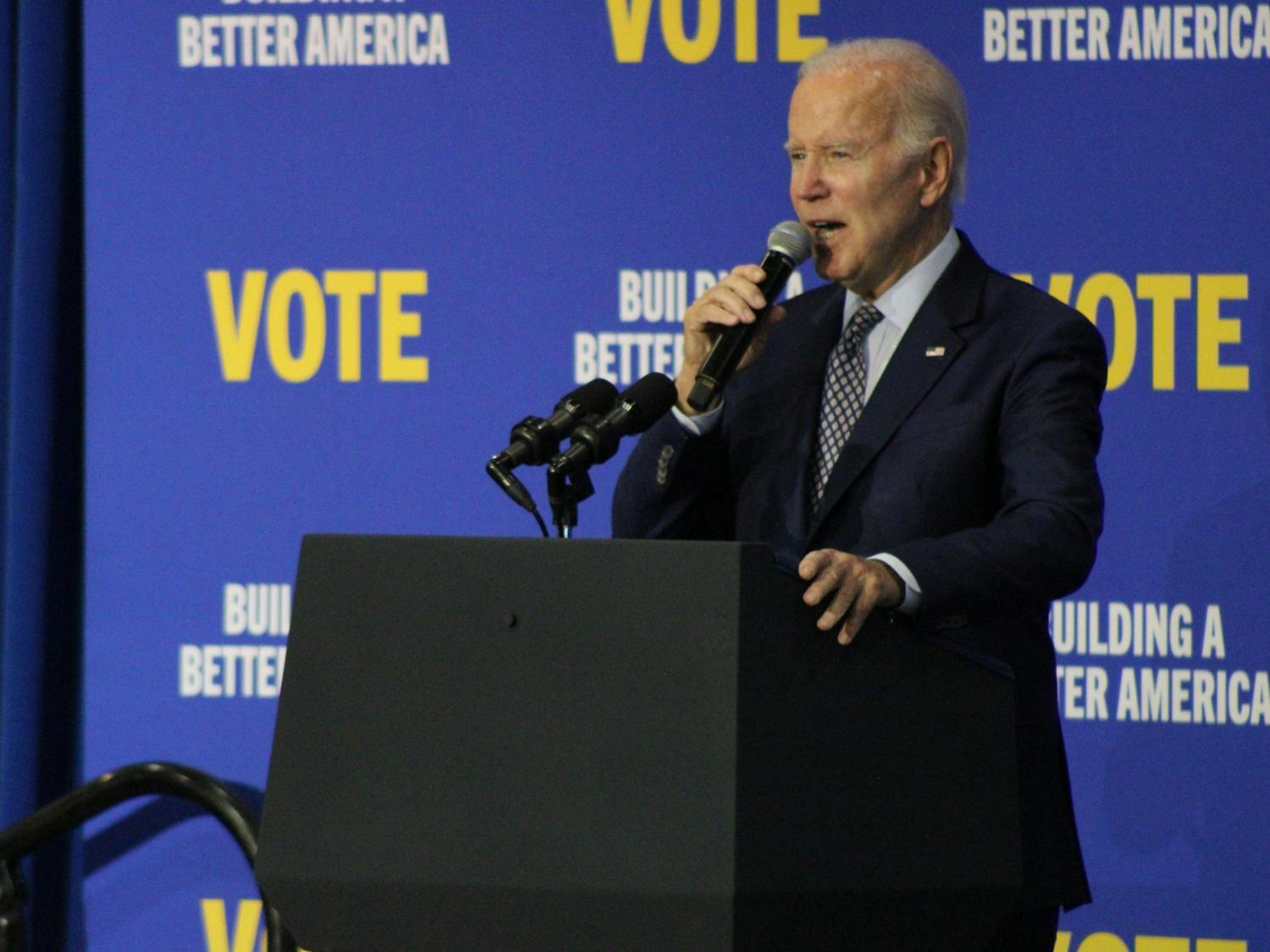 GALLERY: President Joe Biden visits Albuquerque in support of Campaigns for New Mexico Governor Michelle Lujan Grisham