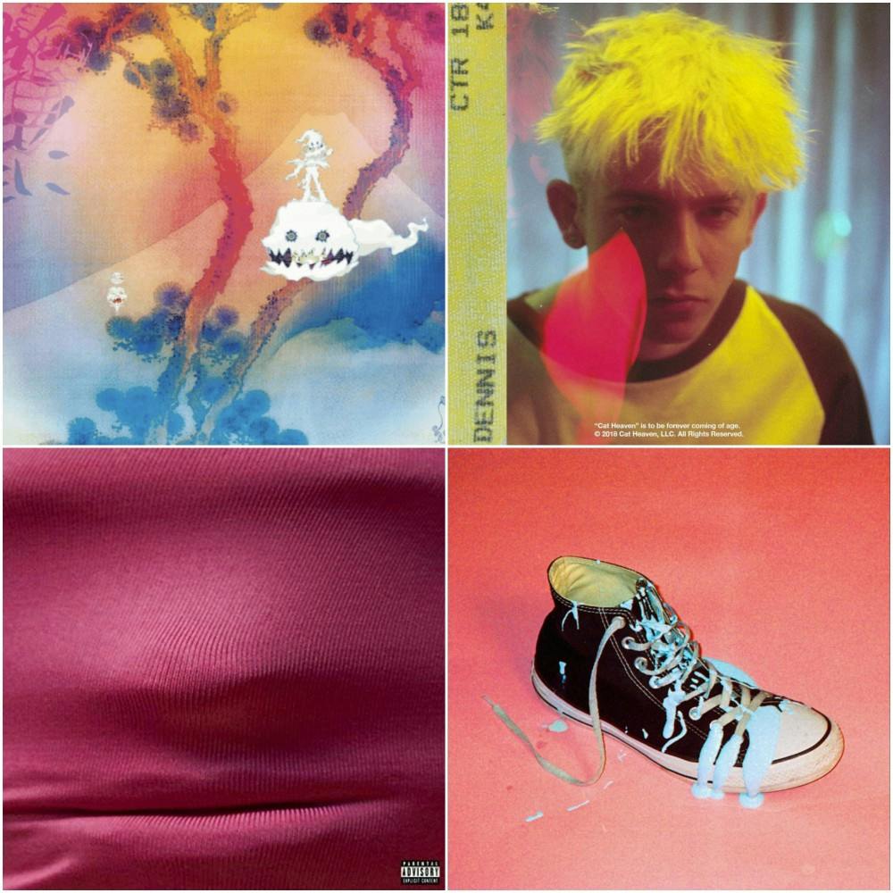 Collage contains album covers from Kids See Ghosts, Ryan Beatty, Roy Blair and Boy Pablo.&nbsp;