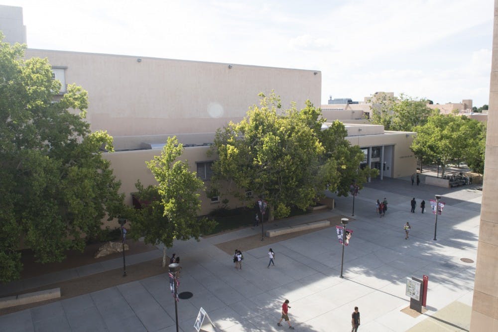 	The Center for the Arts Building awaits renovation at the commencement of the new school year. The Popejoy Hall Donor’s Lounge will get an extension this fall with a proposed 688-square-foot addition on the ground floor. 