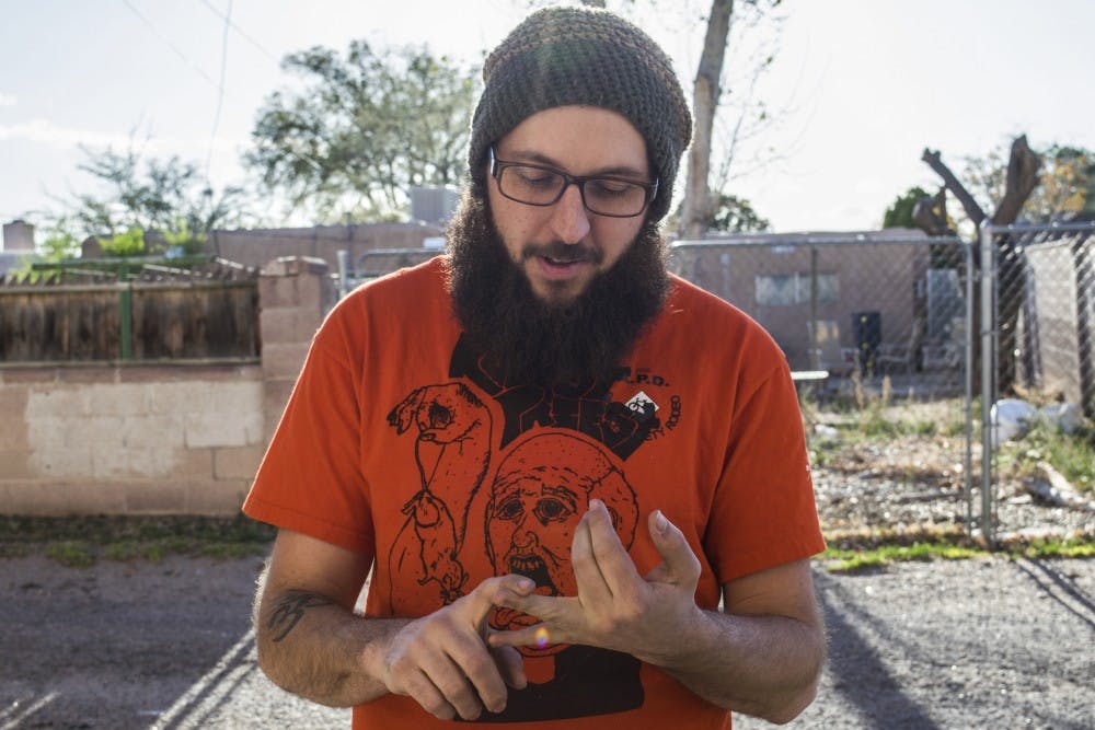 Lee Sillery, owner of Push Drive Studios, explains some of the equipment he uses. Push Drive Studios is an Albuquerque based recording studio on the corner of San Pedro and Constitution.&nbsp;