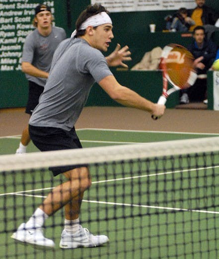 Johnny Parkes will be a staple on the UNM men's tennis team after the Lobos lost senior Max Jones. UNM opens up its season Friday against Indiana.