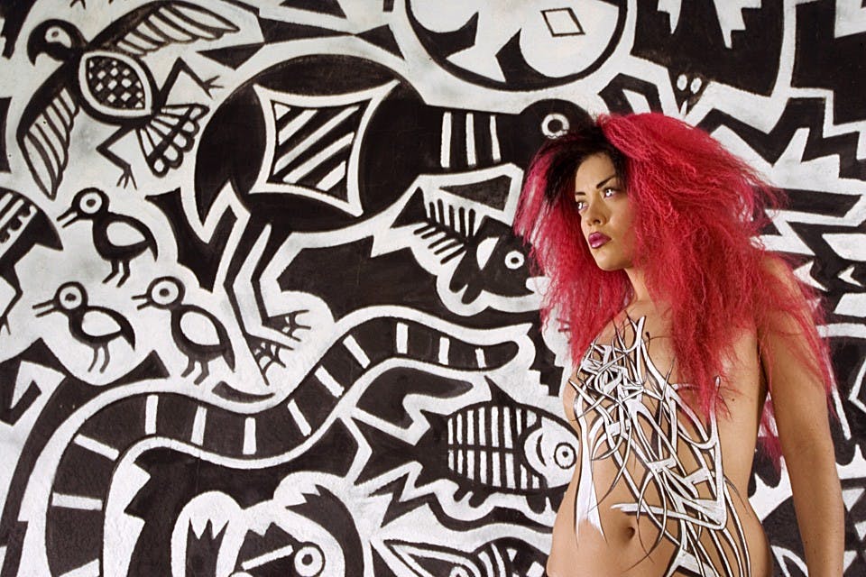 "Untitled Photo" by Matt L. Campbell is featured in the "Burlesque" art exhibit at the Kimo Theater through Feb. 18th.