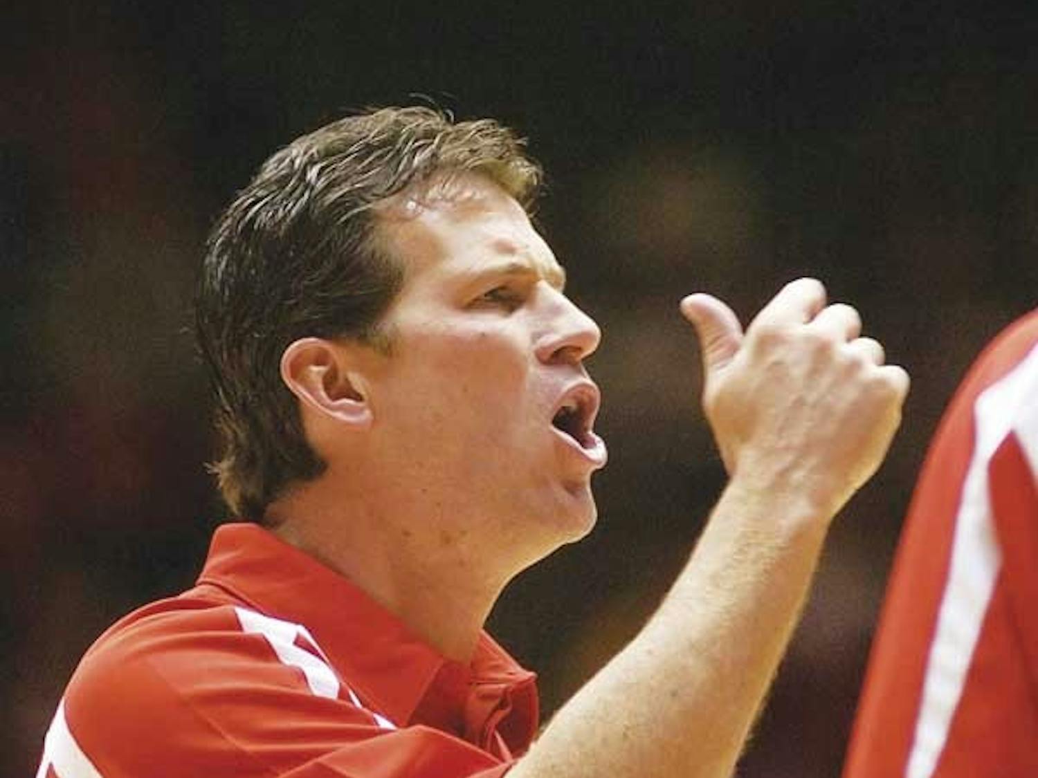 UNM men's basketball coach Steve Alford, shown here, was hired in March and plans to make the team a national force.