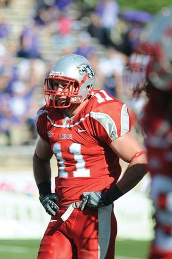 UNM defender Clint McPeek racked up 7.5 tackles in Saturday's loss to TCU. The Lobo secondary held TCU to 120 passing yards.