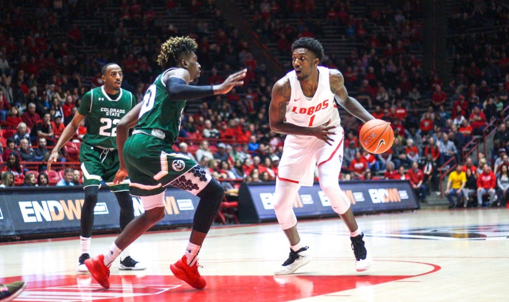 Lobo Men's Basketball Against Colorado State University