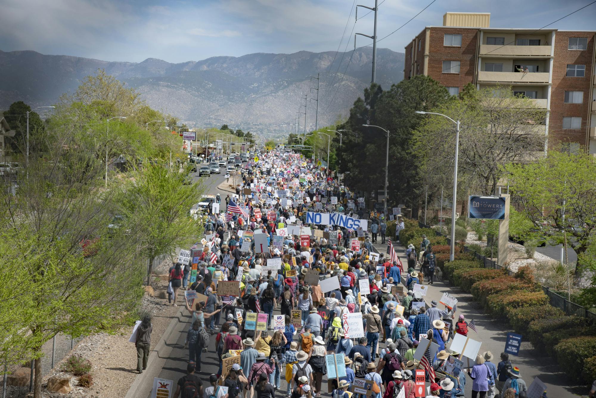 PHOTO STORY: Albuquerque No Kings march draws several thousand