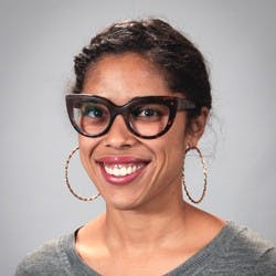 Photo of Naima Yael Tokunow is courtesy of University Communication and Marketing.