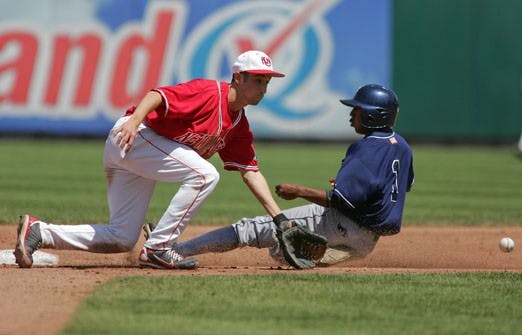 UC-Irvine's Ollie Linton slides into second base during Sunday's contest against UNM at Isotopes Park. UC-Irvine swept the Lobos in three games last weekend, including a 12-1 win Sunday. 