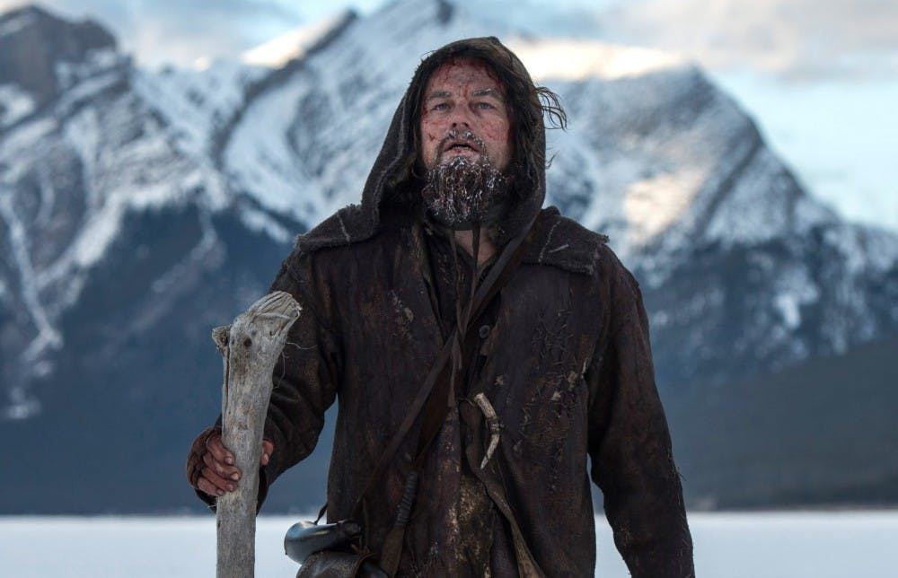 Leonardo DiCaprio's character, Hugh Glass, in The Revenant.
