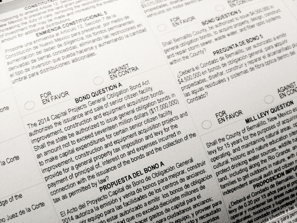 2014 election ballot features three General Obligation Bond questions.