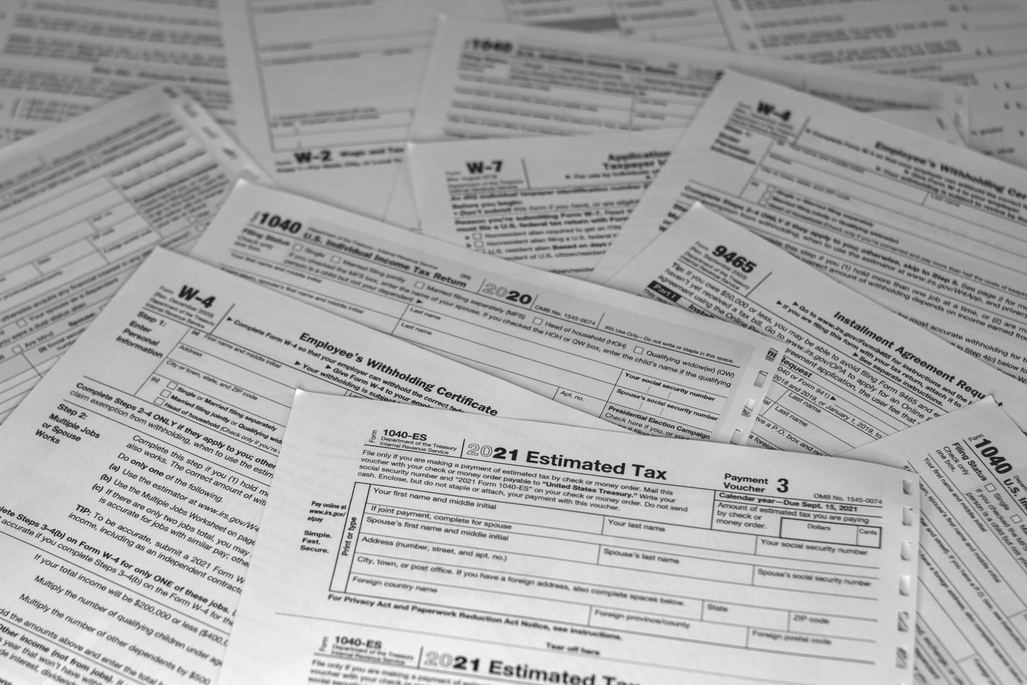 IRS tax forms