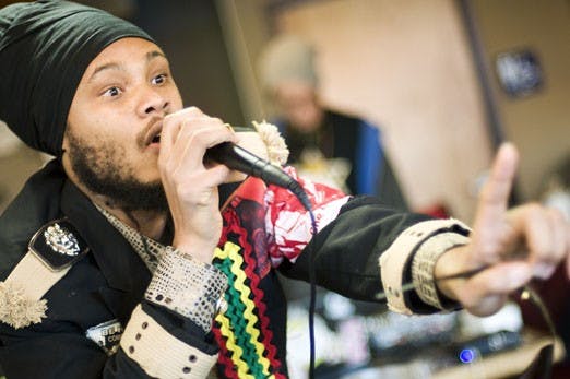 Elliot Laurence, aka Ambassador Junior Lion, performs at Cheba Hut on Saturday. Laurence won Reggae Artist of the Year.