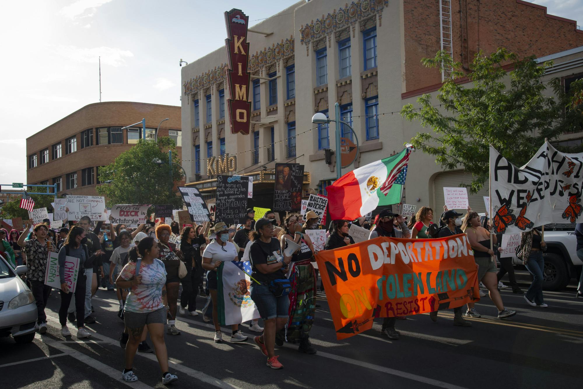 PHOTO STORY: Thousands march in ‘Albuquerque Against ICE’ protest