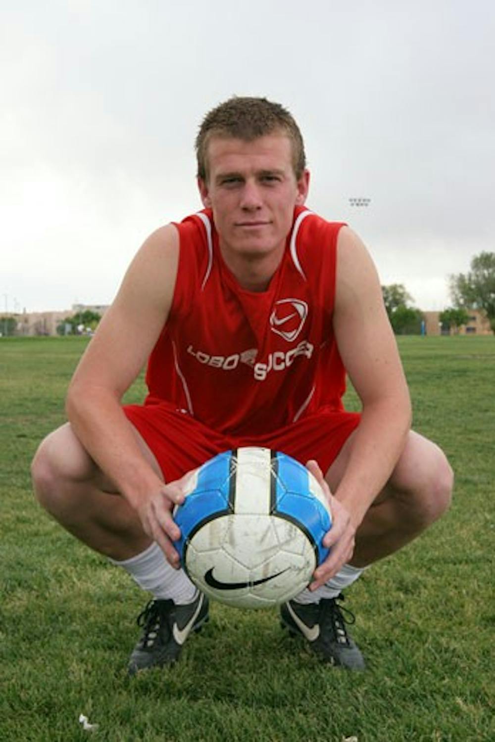 Michael Reed, midfielder for the Lobo soccer team, has battled injuries since his freshman year.