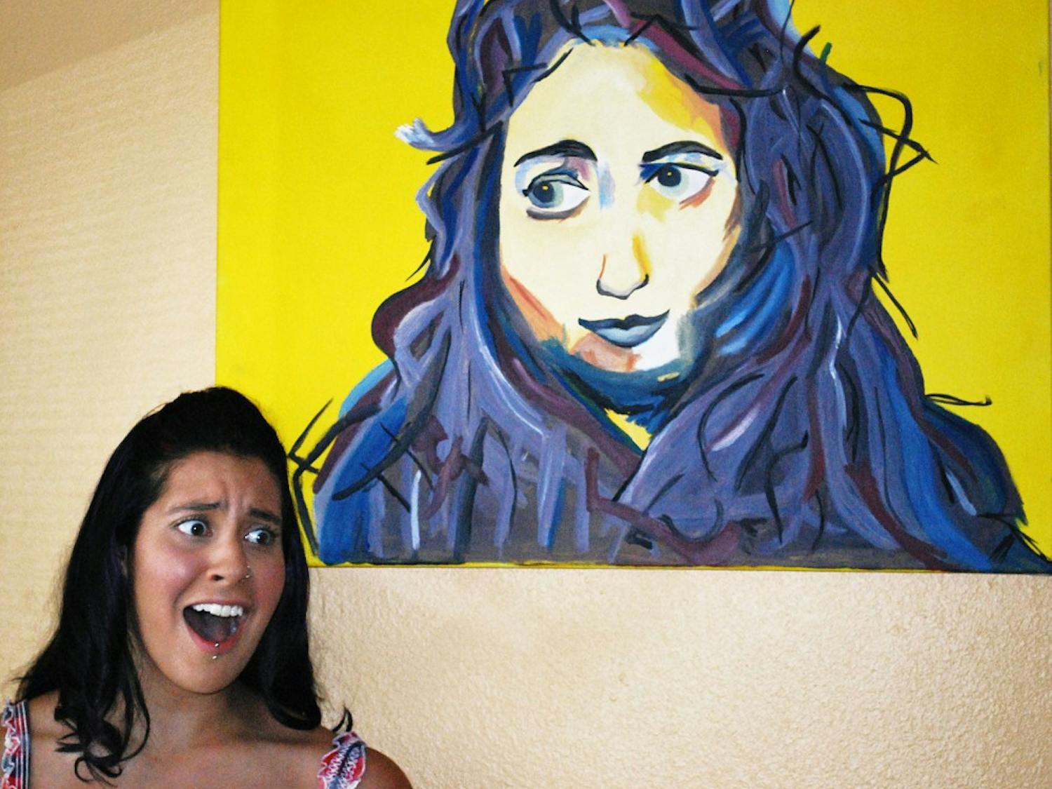 	Lily Robles in her studio June 25.