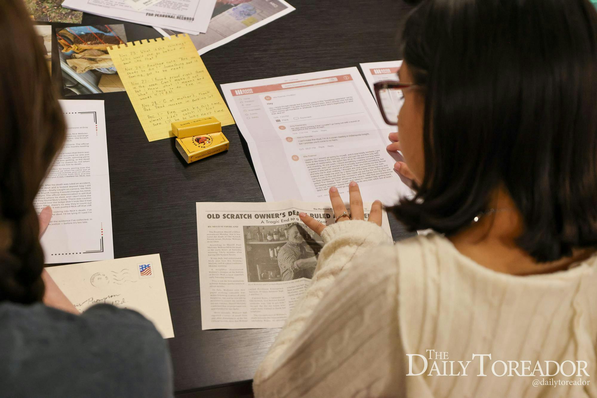 Murder Mystery brings students together through clues, cold case - The ...