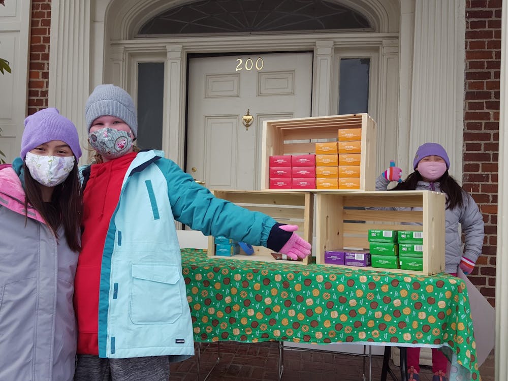 The pandemic made selling cookies difficult this year for the Girl Scouts so some girls got creative.