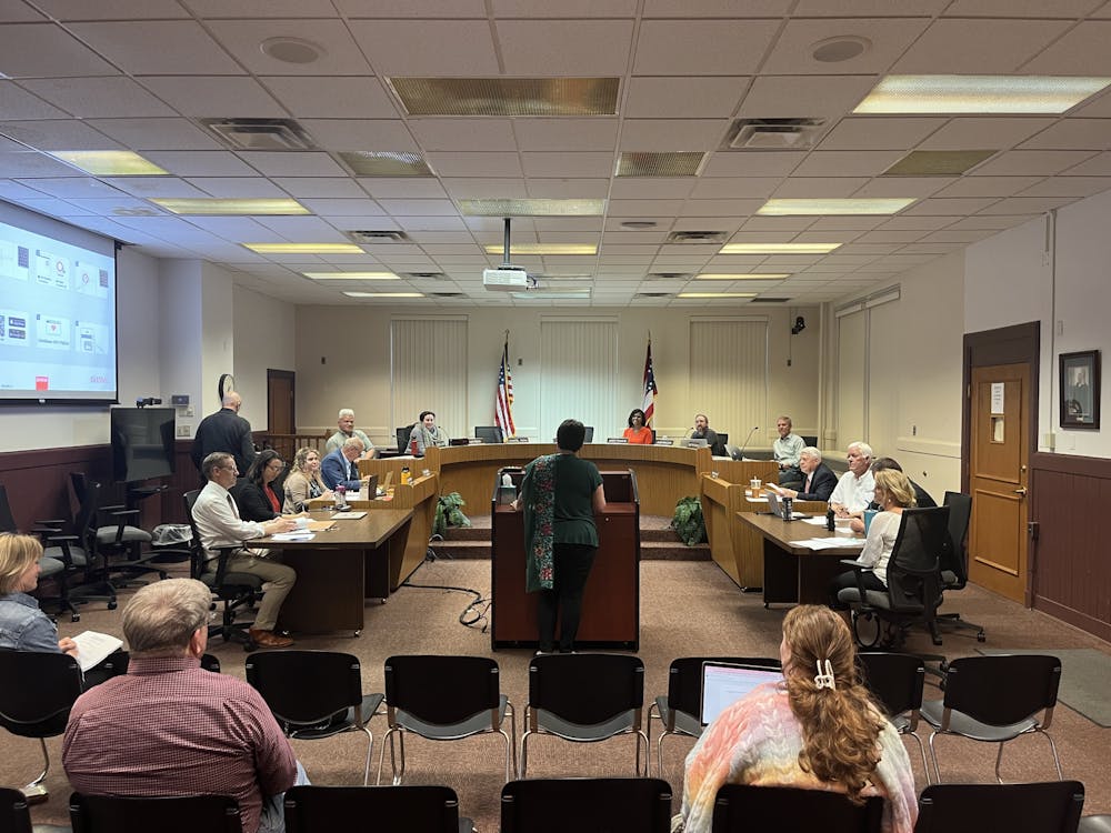 Jacqueline Rioja Velarde, chair of the UniDiversity Program planning committee at Miami University, promoted the upcoming UniDiversity Festival to city council.