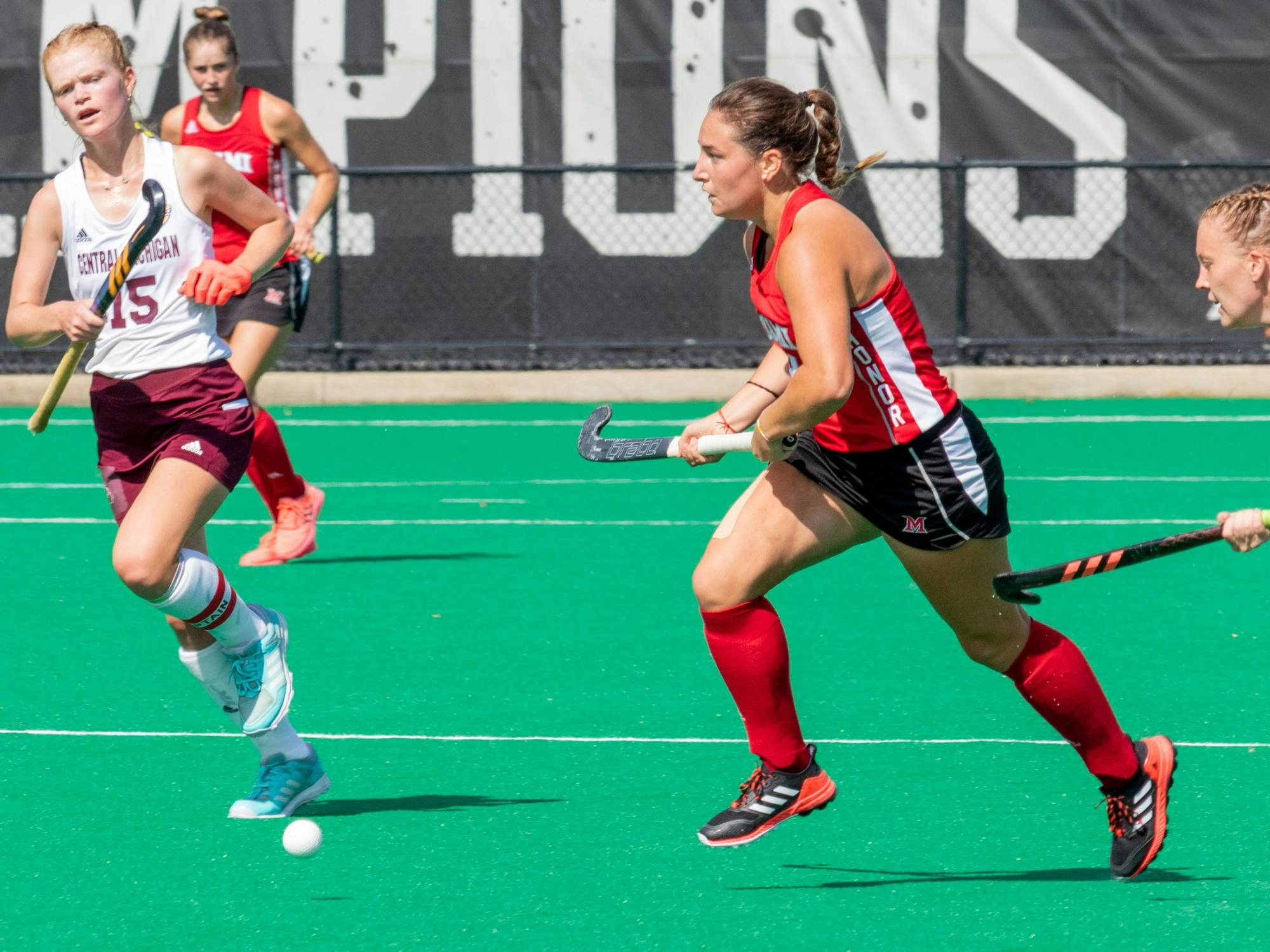 Miami defeated Central Michigan 4-3 to remain undefeated in Mid-American Conference (MAC) play.