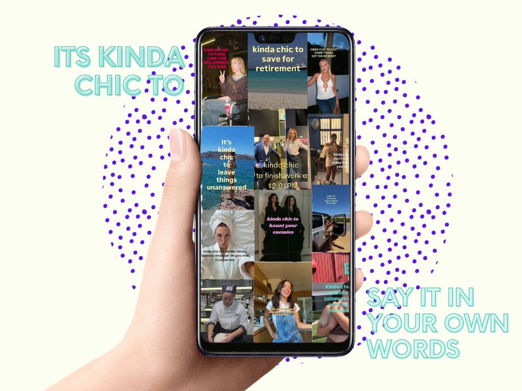 The new trend "kind of chic" has taken the internet by storm.