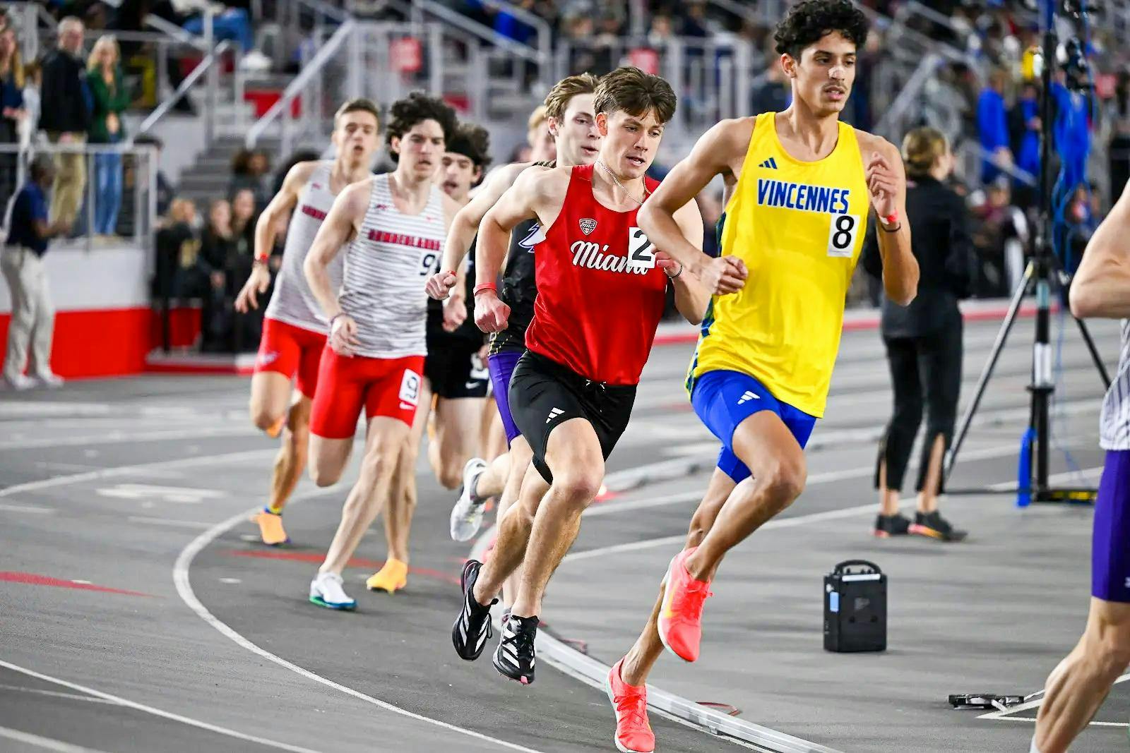 Tom Heal running at Lenny Lyles invite on January 30, in Louisville, Kentucky.

Photo provided by: Miami Athletics