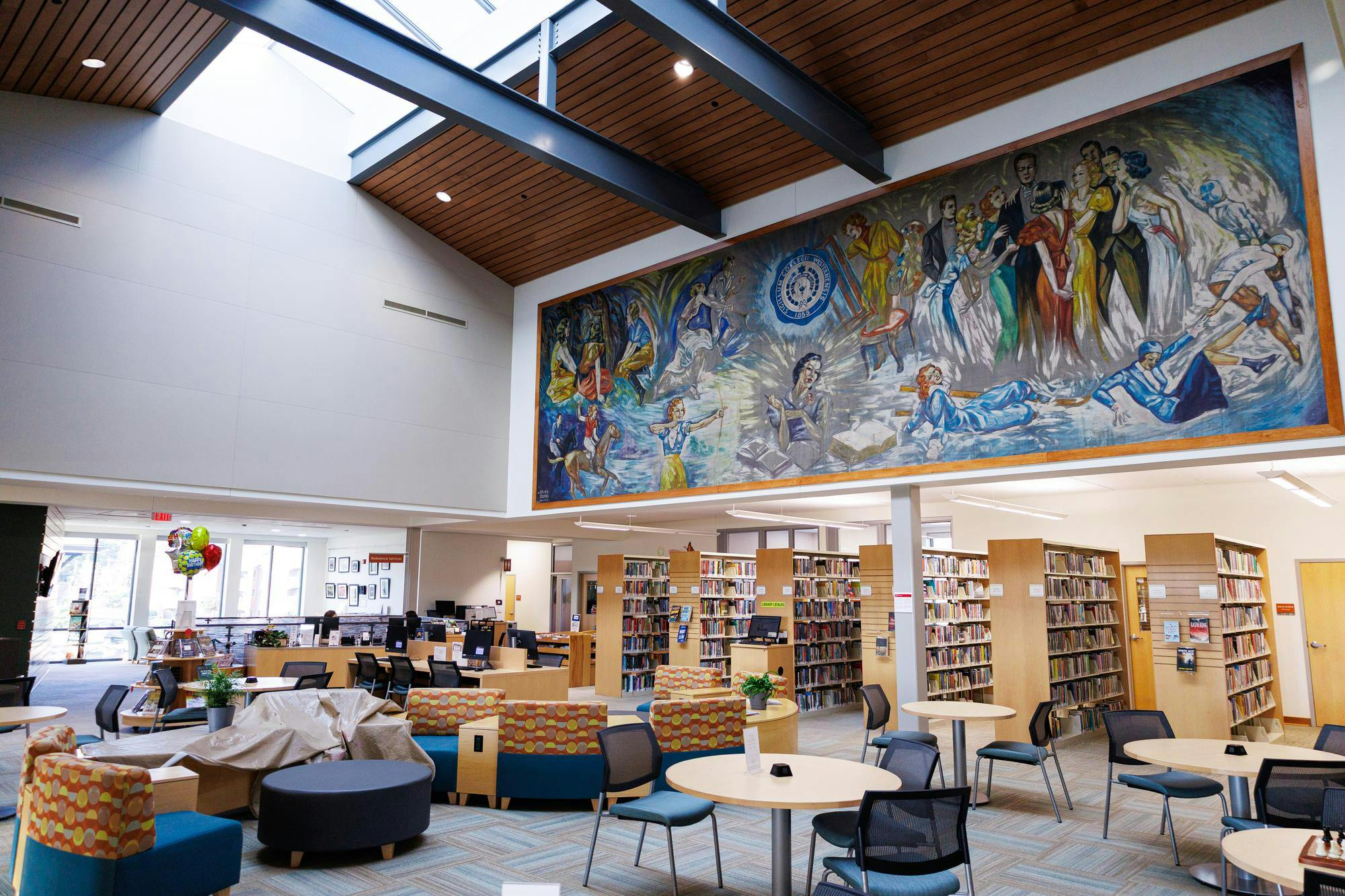 The Oxford Lane Library is in close proximity to campus.