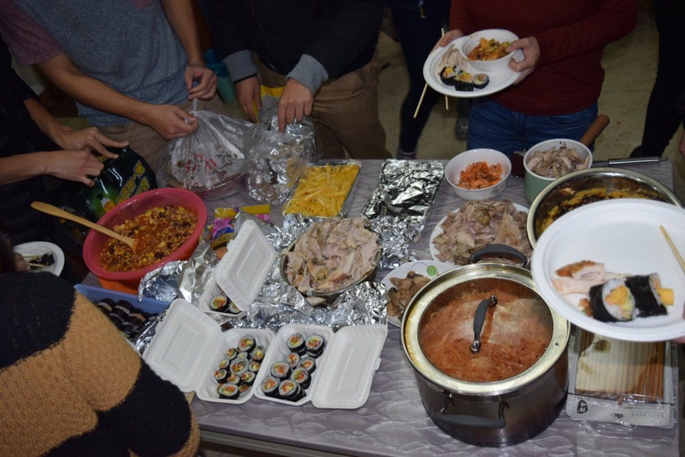 A Thanksgiving to remember -- thousands of miles from home. | Photo by Angela Day