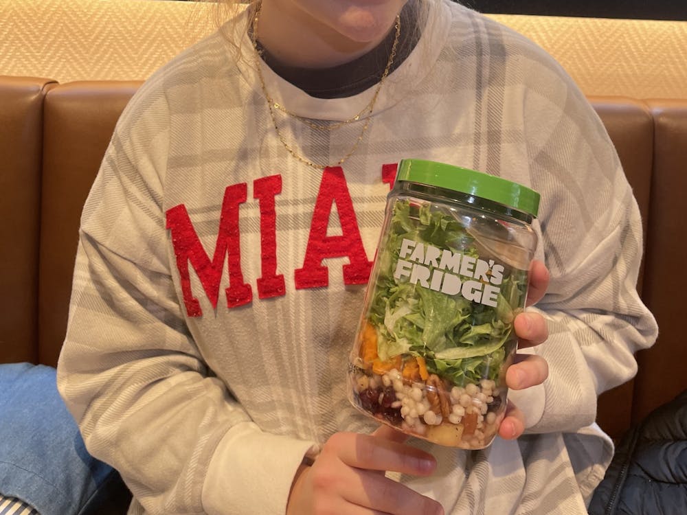 Food columnist Meredith Perkins enjoys a Harvest Salad as a pre-workout snack.