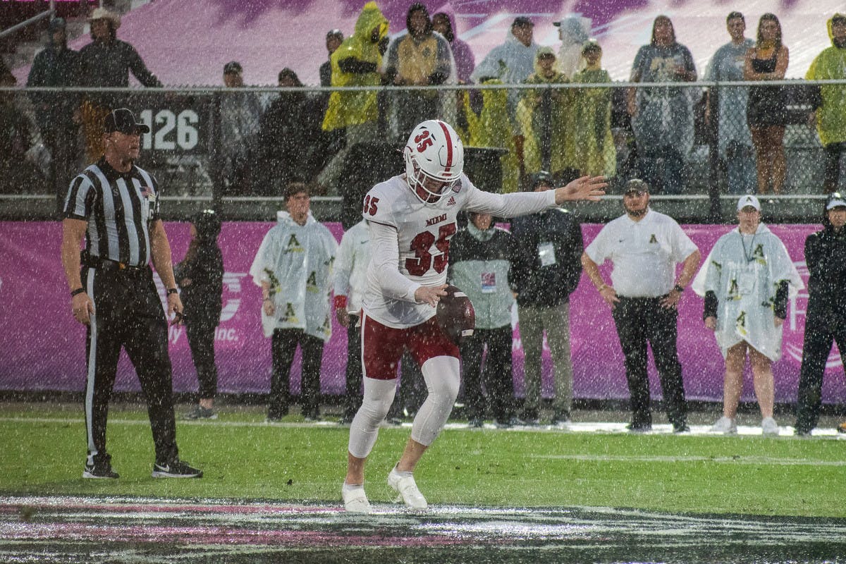 Revelhimer punted five times for 166 yards in the Cure Bowl