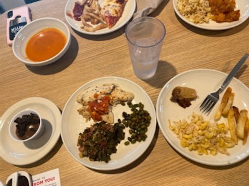 <p>A selection of foods from the newly overhauled dining halls.</p>
