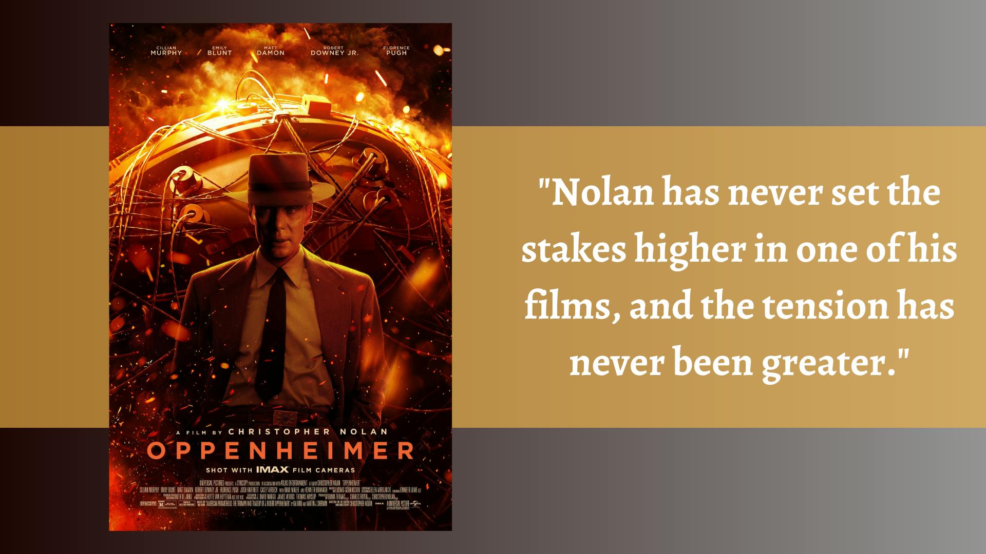 Though not usually a fan of biopics, Editor-In-Chief Sean Scott loved Christopher Nolan's incendiary new film "Oppenheimer."
