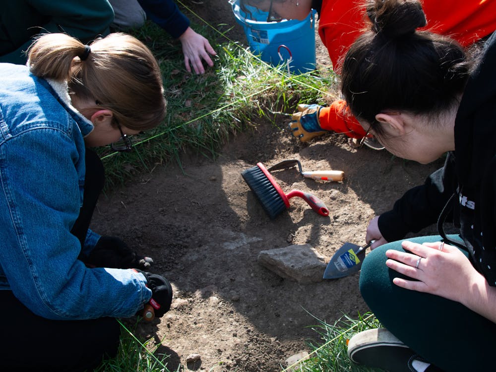 Along with the classroom content, students in the minor value the friendships they have made from the hands-on experience of digging.