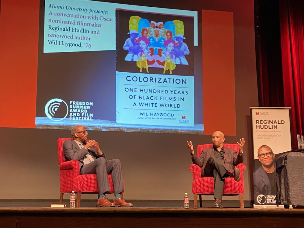 Wil Haygood and Reginald Hudlin had a Q&A after Hudlin received the Freedom Summer of '64 Award.