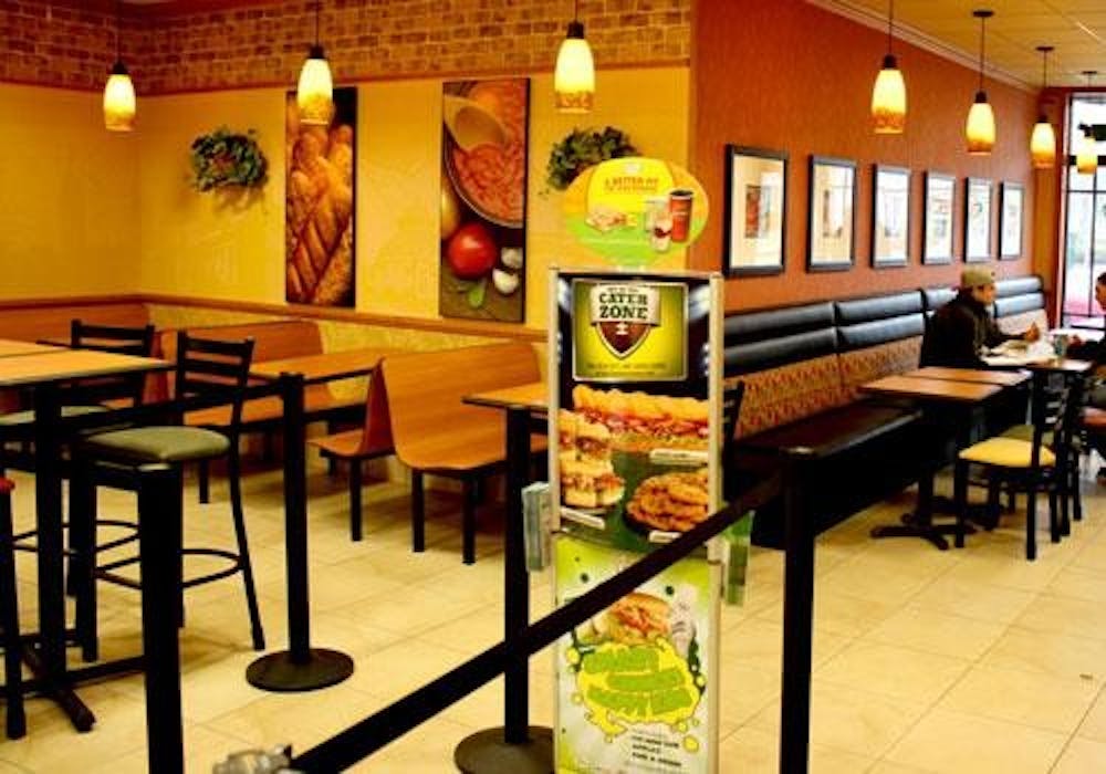Renovations to the Subway uptown provides a fresh look to the dining establishment for Oxford residents. 