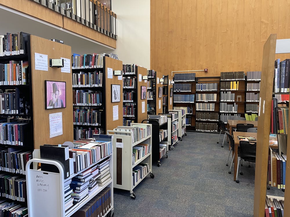 The Amos Music Library's collections will move to King Library