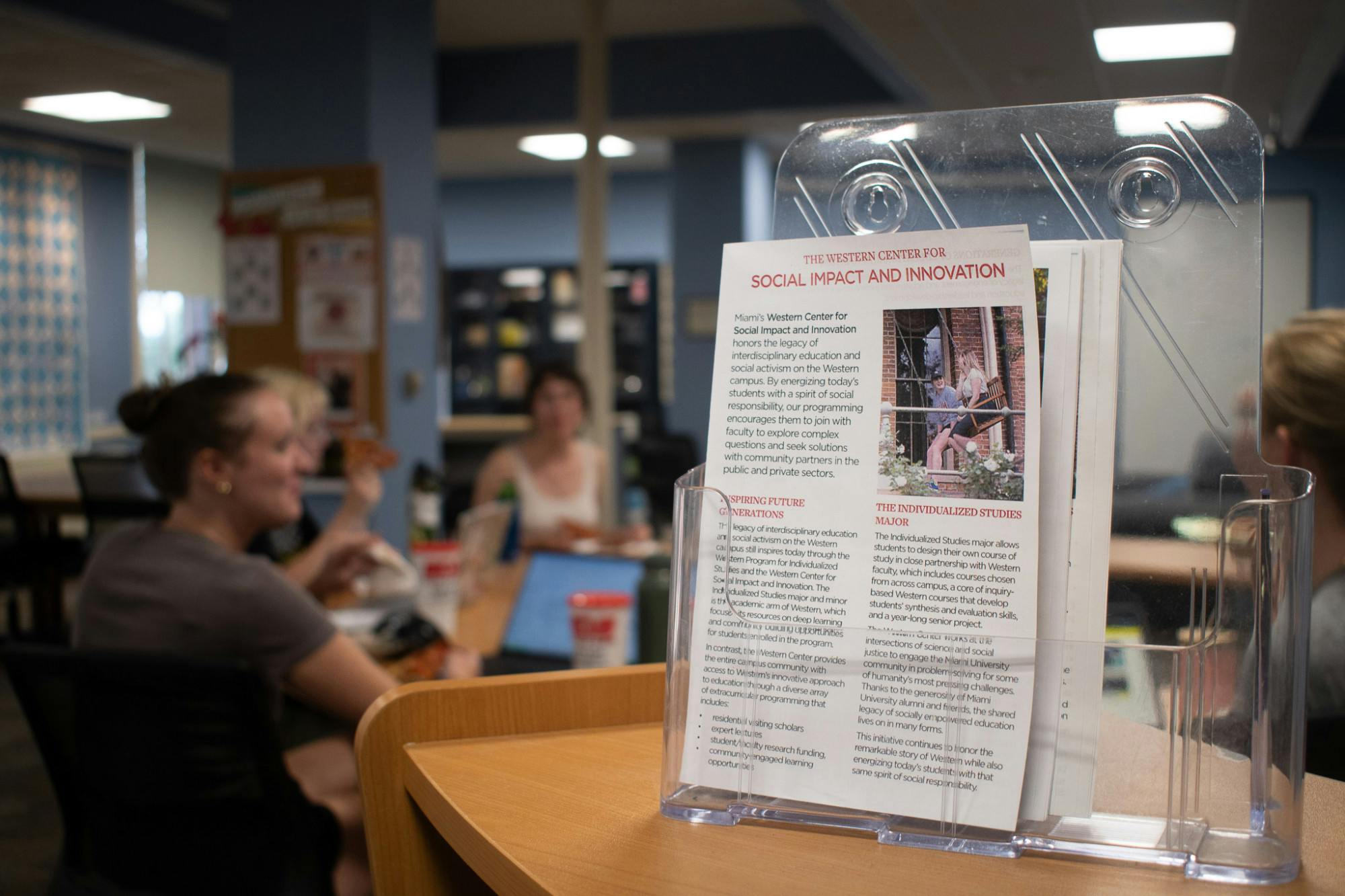 The Western Center provides almost weekly events for students to enjoy including guest speakers.