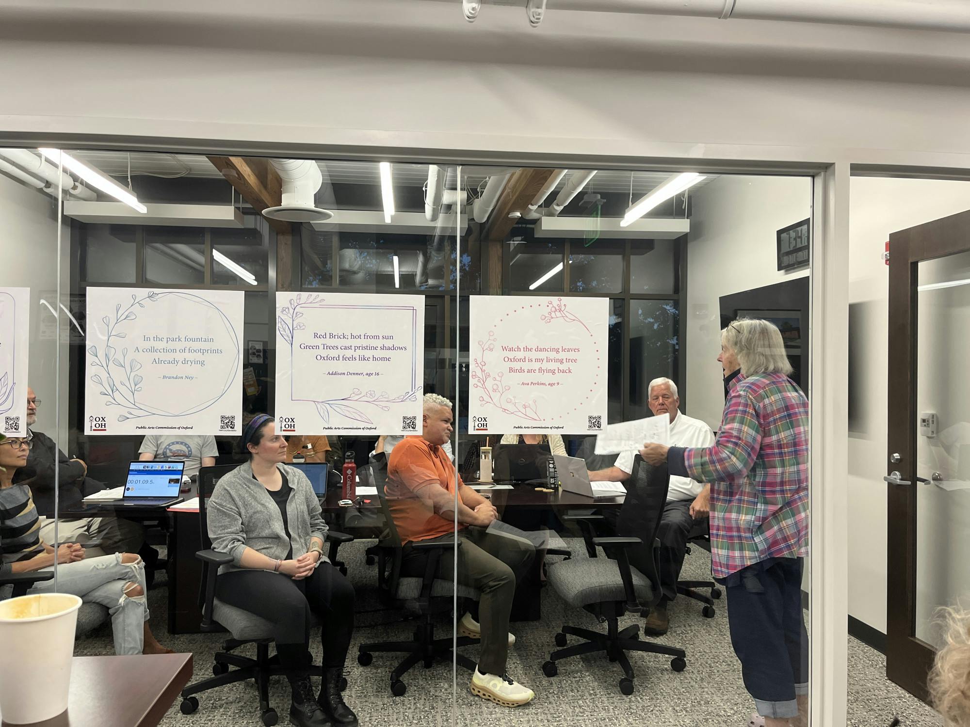 Oxford City Council's Oct. 3 meeting was held at the Oxford Municipal Building due to a power outage. 