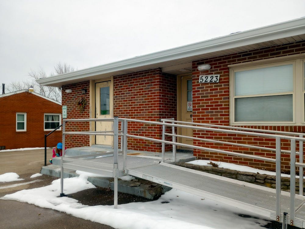Oxford's first winter house is located on College Corner Pike.