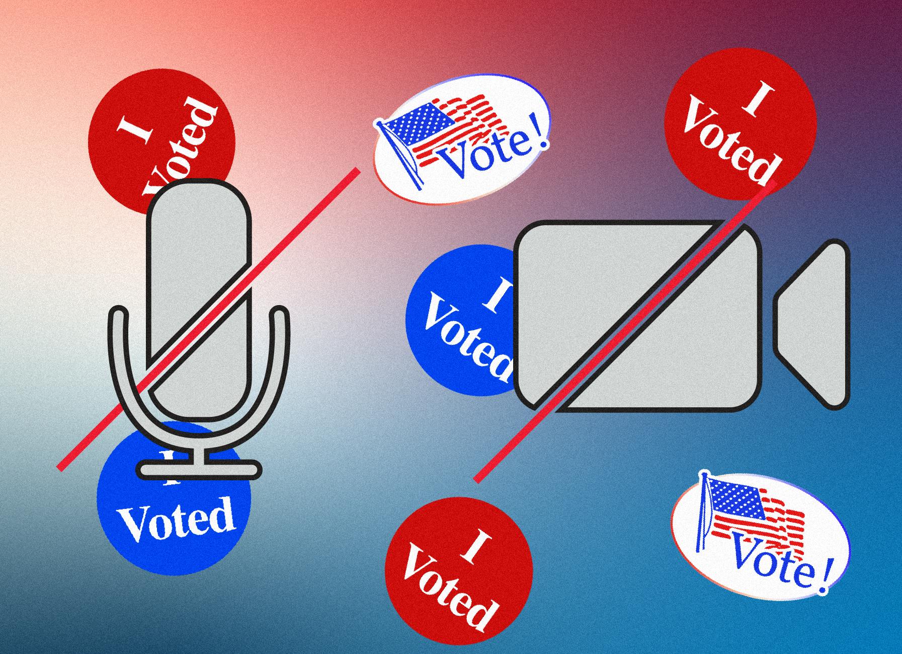 While skipping class is usually frowned upon, some professors are giving students the okay to miss class in order to vote. Graphic by Owen Berg. 
