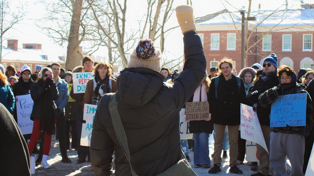 Students walk out of class on Friday, Jan. 30 to protest ICE presence, raids and deportations throughout the country.
